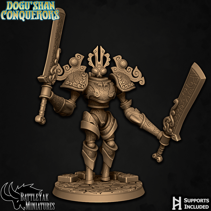 Shakkoi War Golems, Mystical Armoured Robots - Set 2 (4 Variants Available) - Battle Yak