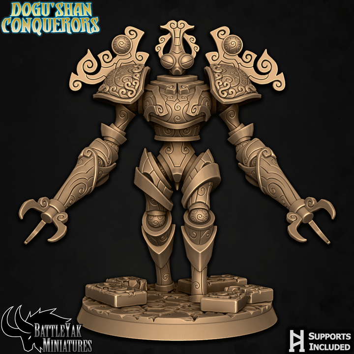 Shakkoi War Golems, Mystical Armoured Robots - Set 1 (3 Variants Available) - Battle Yak