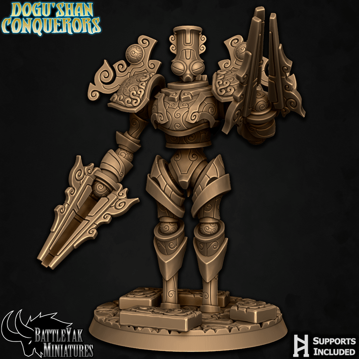 Shakkoi War Golems, Mystical Armoured Robots - Set 2 (4 Variants Available) - Battle Yak