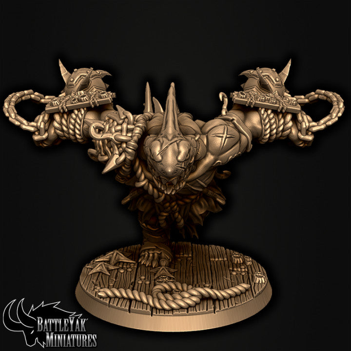 Sharkzerkers, Bloodgreed Makoragh (3 Variants Available) - Battle Yak