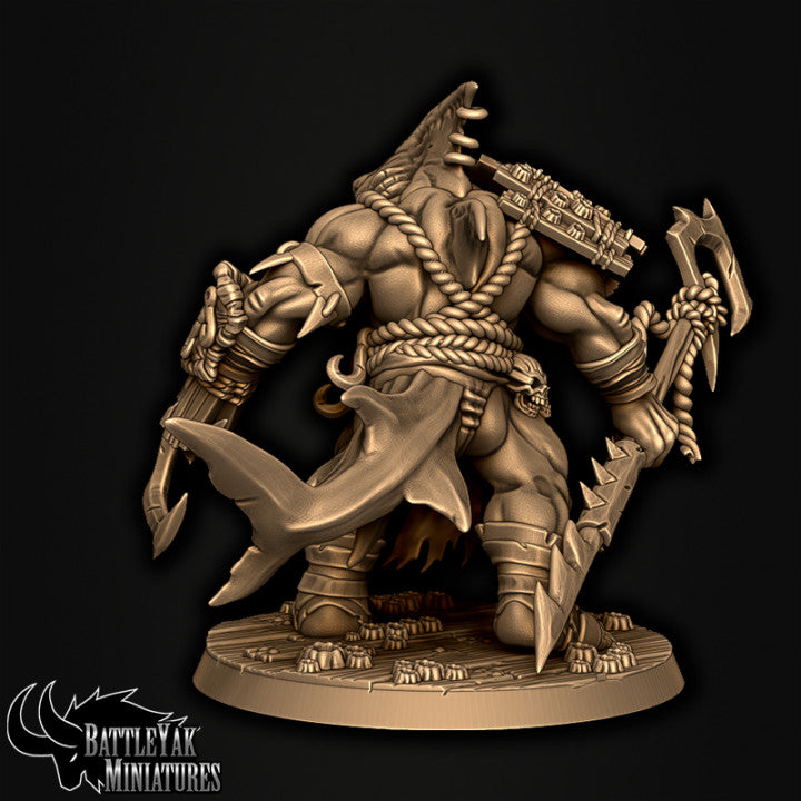 Sharkzerkers, Bloodgreed Makoragh (3 Variants Available) - Battle Yak
