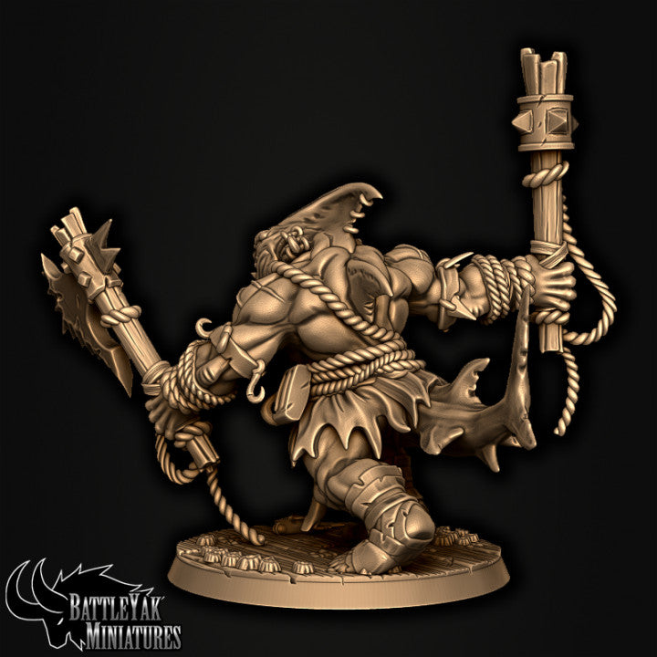 Sharkzerkers, Bloodgreed Makoragh (3 Variants Available) - Battle Yak