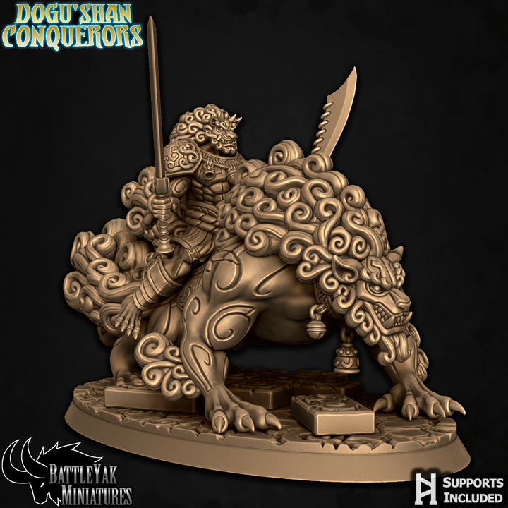 Dogu Shan Shiisar Riders, Guardian Fuu Dog Cavalry - Set 1 (4 Variants Available) - Battle Yak