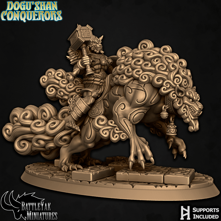 Dogu Shan Shiisar Riders, Guardian Fuu Dog Cavalry - Set 1 (4 Variants Available) - Battle Yak