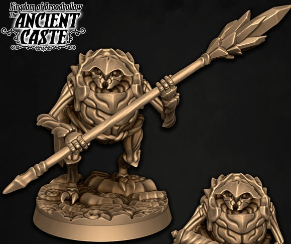 Ancient Caste Broodlancers - Beetle Folk Polearm Fighters (6 Variants Available) - Battle Yak