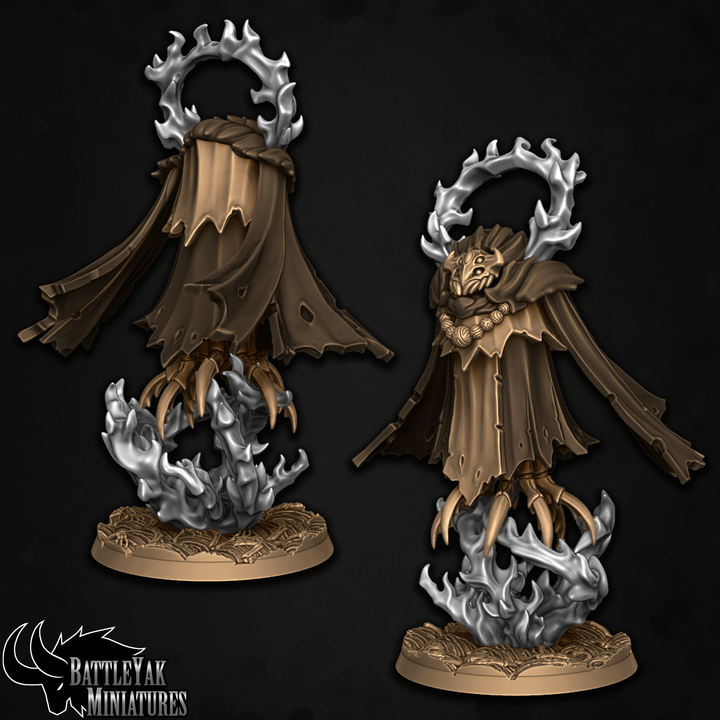 Soulfire Flying Scholars and Master - Mysterious Insect-Folk Magic Users (4 Variants Available) - Battle Yak