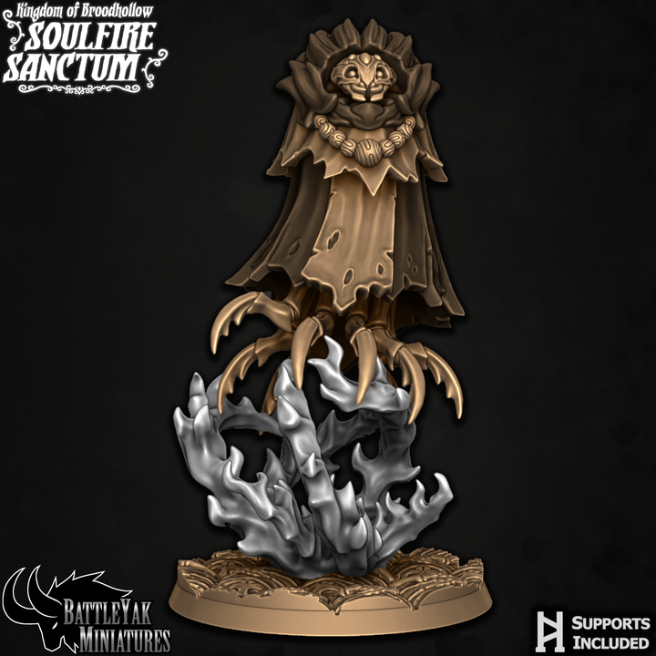 Soulfire Flying Scholars and Master - Mysterious Insect-Folk Magic Users (4 Variants Available) - Battle Yak