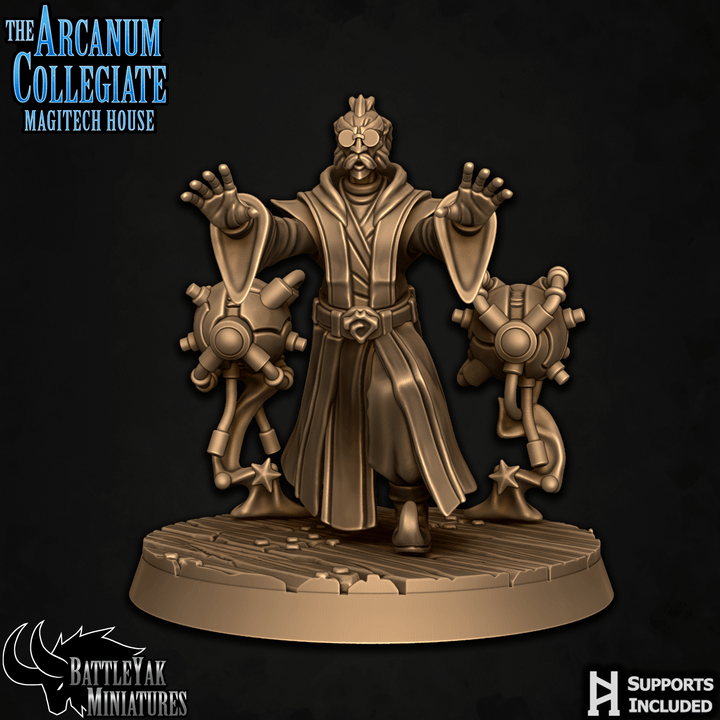Magitech Spellburners, Fire and Technology Wizards (4 Variants Available) - Battle Yak