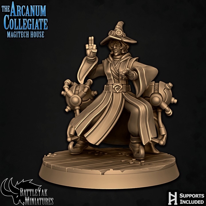 Magitech Spellburners, Fire and Technology Wizards (4 Variants Available) - Battle Yak