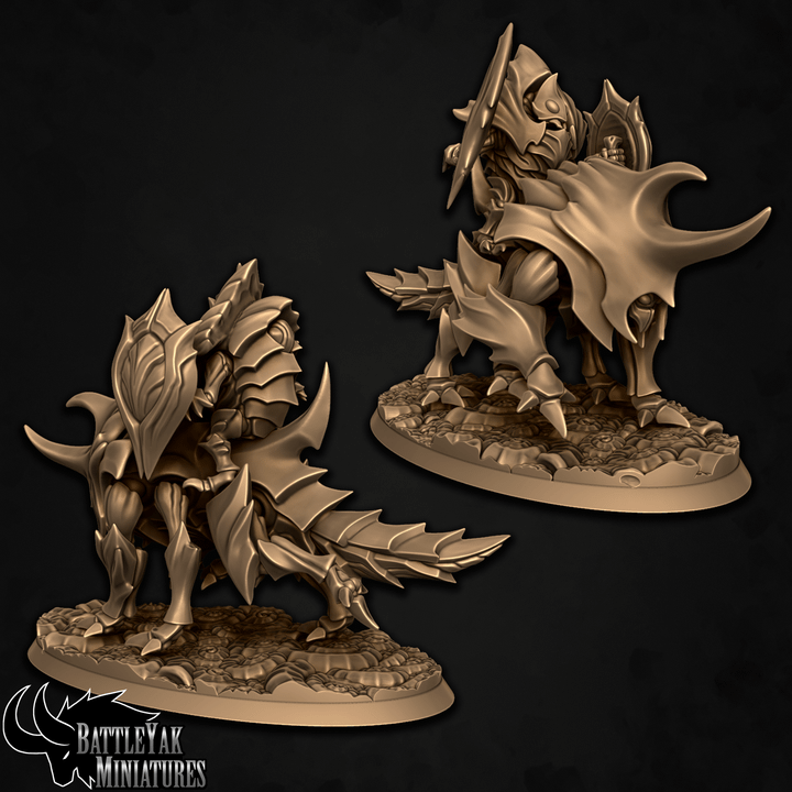 Staggrhund Riders, Insect Folk Giant Beetle Cavalry (4 Variants Available) - Battle Yak