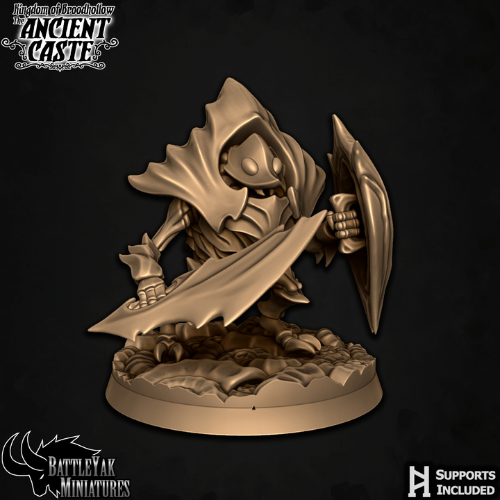 Ancient Caste Steelknights - Beetle Folk Heavy Fighters (6 Variants Available) - Battle Yak
