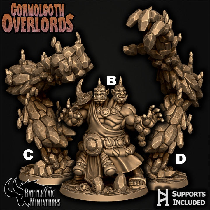 Molgothi StoneShaper - Ogre Mages and Stone Spells (7 Variants Available) - Battle Yak