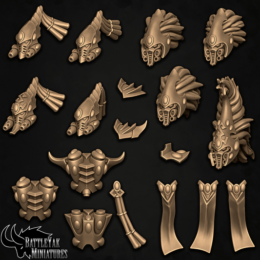 Strand Walkers, Light Soldiers Customisation Pack - 28mm Scale (18 Variants Available) - Battle Yak