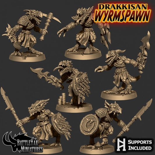 Drakkisan Wyrmspawn, Supplicants (6 Variants Available) - Battle Yak
