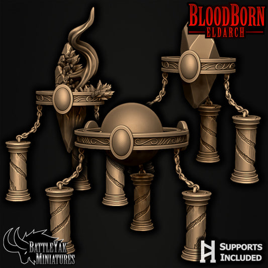Bloodborn Terrain, Spellcrystals (4 Variants Available) - Battle Yak