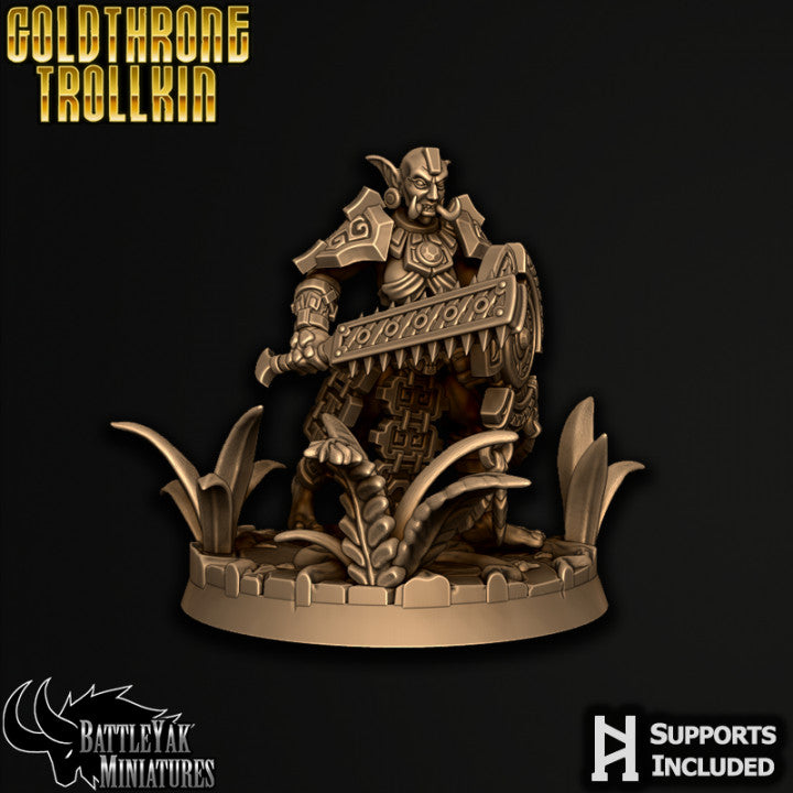 Goldthrone Trollkin, Female Gang (6 Variants Available) - Battle Yak