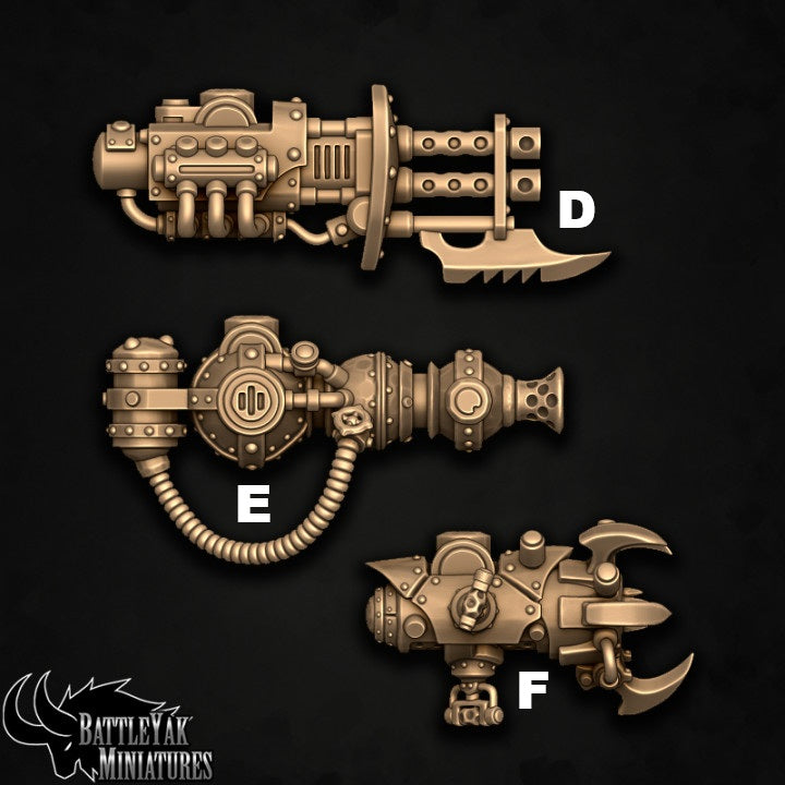 Skitterkin Undertaking Weapons, Ratfolk Customisation Pack - 28mm Scale (10 Variants Available) - Battle Yak