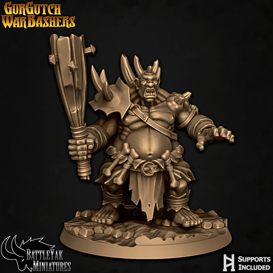GurGutch Rockblood Warbashers - Ogre Fighters (6 Variants Available) - Battle Yak