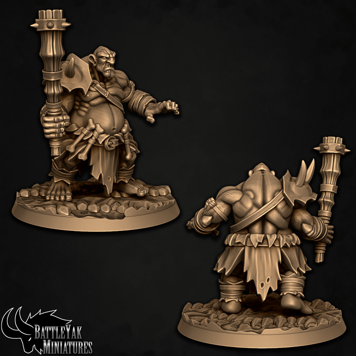 GurGutch Warbashers - Ogre Fighters (6 Variants Available) - Battle Yak