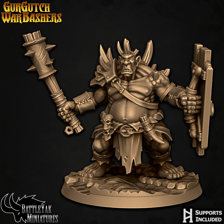 GurGutch Rockblood Warbashers - Ogre Fighters (6 Variants Available) - Battle Yak