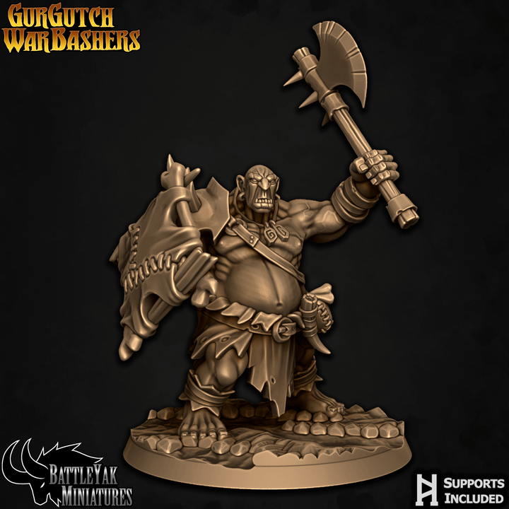 GurGutch Warbashers - Ogre Fighters (6 Variants Available) - Battle Yak