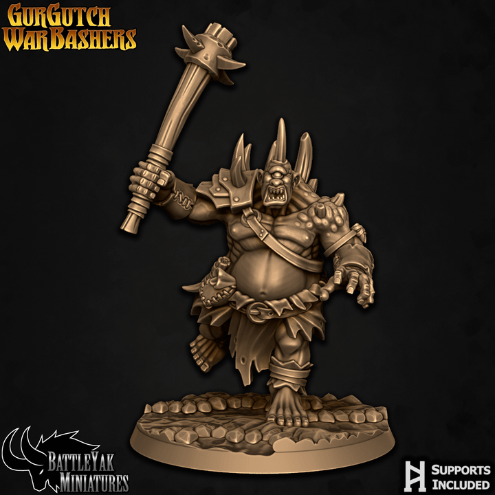 GurGutch Rockblood Warbashers - Ogre Fighters (6 Variants Available) - Battle Yak