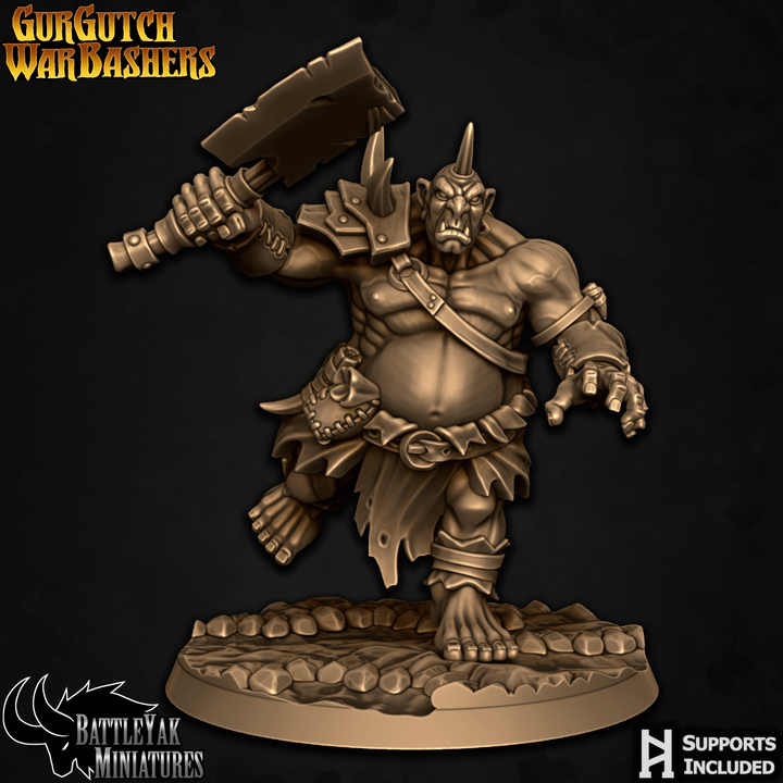 GurGutch Warbashers - Ogre Fighters (6 Variants Available) - Battle Yak