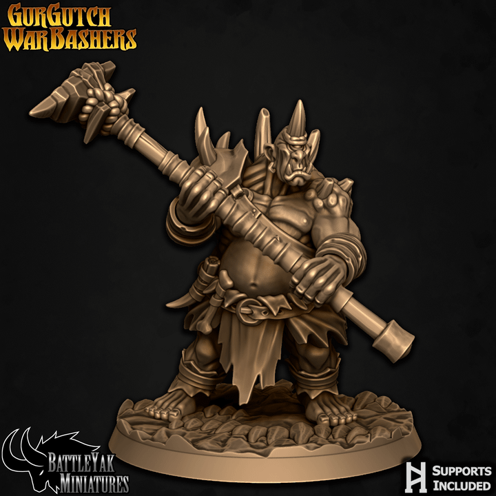 GurGutch Rockblood Warbashers - Ogre Fighters (6 Variants Available) - Battle Yak