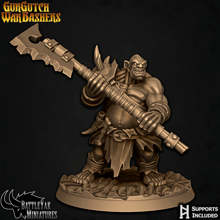 GurGutch Warbashers - Ogre Fighters (6 Variants Available) - Battle Yak