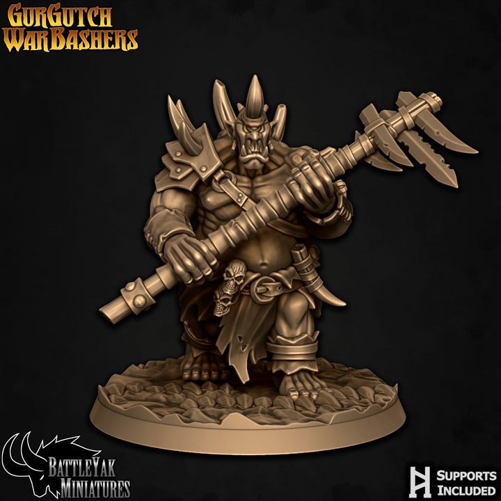 GurGutch Rockblood Warbashers - Ogre Fighters (6 Variants Available) - Battle Yak