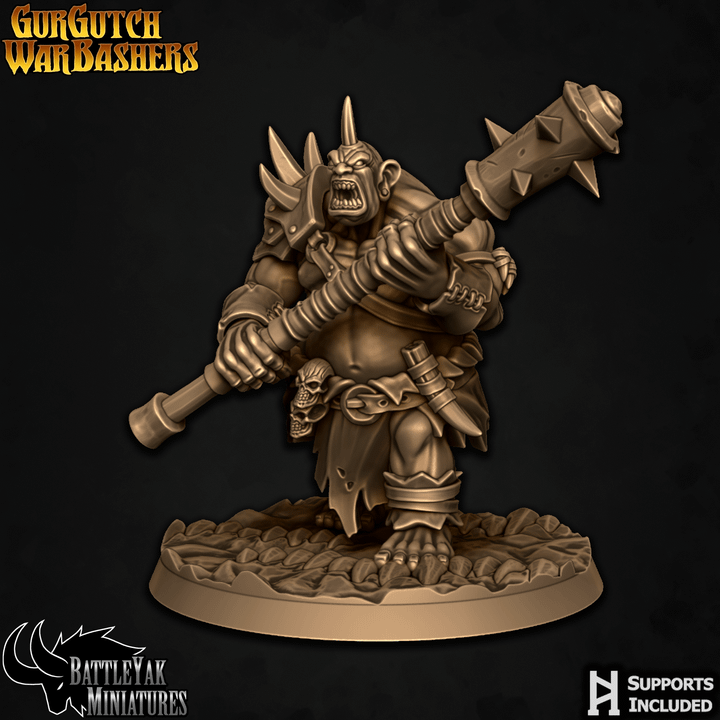 GurGutch Warbashers - Ogre Fighters (6 Variants Available) - Battle Yak