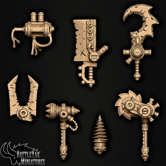 Warghast Reanimator Weapons, Customisation Pack - 28mm Scale (7 Variants Available) - Battle Yak