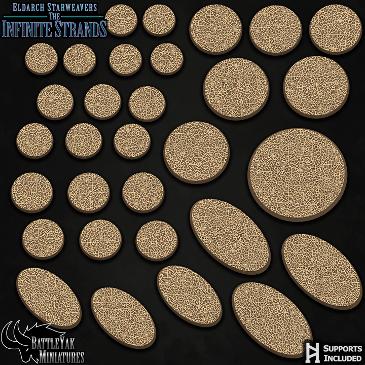 Infinite Wave Bases - Spiderweb Base Set (31 Variants Available) - Battle Yak
