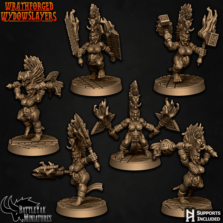 Wrathforged Wydowslayers - Mournsmiters (6 Variants Available) - Battle Yak
