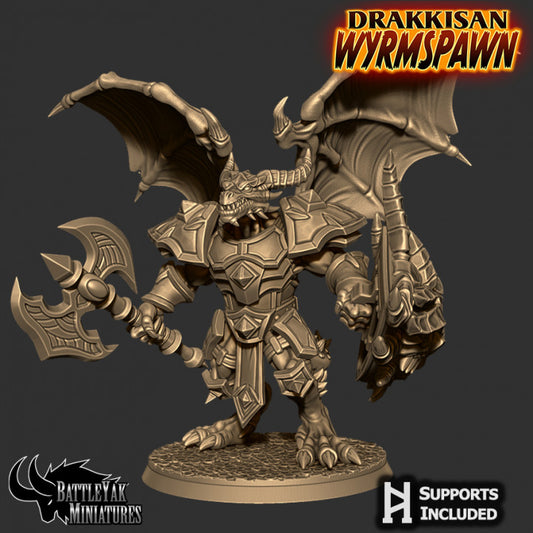 Drakkisan Wyrmspawn, Wyrmlord (2 Variants Available) - Battle Yak