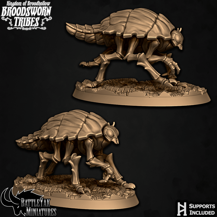Broodsworn Zanzipedes, Giant Beetle Beasts (4 Variants Available) - Battle Yak