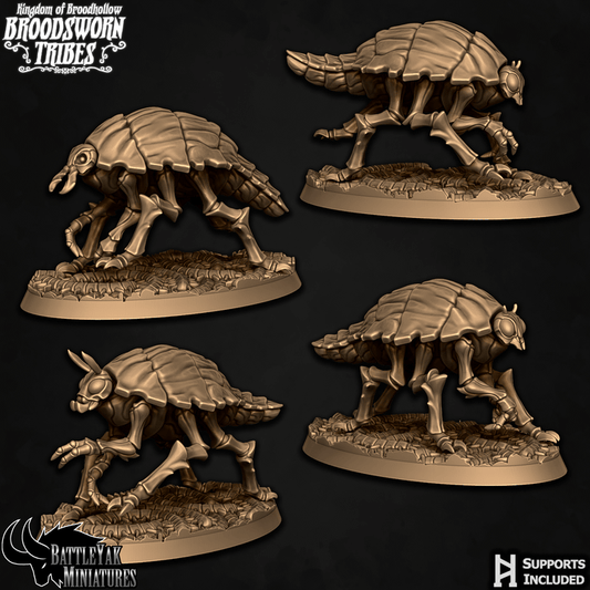 Broodsworn Zanzipedes, Giant Beetle Beasts (4 Variants Available) - Battle Yak