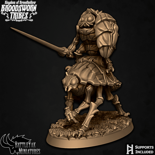 Broodsworn Zanzipede Riders, Insect Folk Giant Beetle Cavalry (4 Variants Available) - Battle Yak
