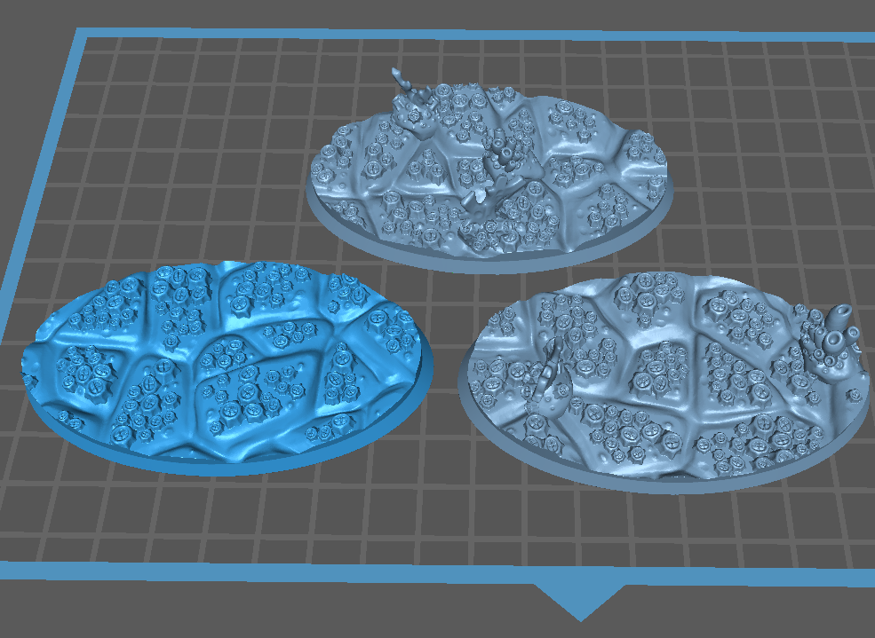 Abyssal Depth Bases - Barnacled Ocean Floor Base Set (35 Variants Available) - Battle Yak
