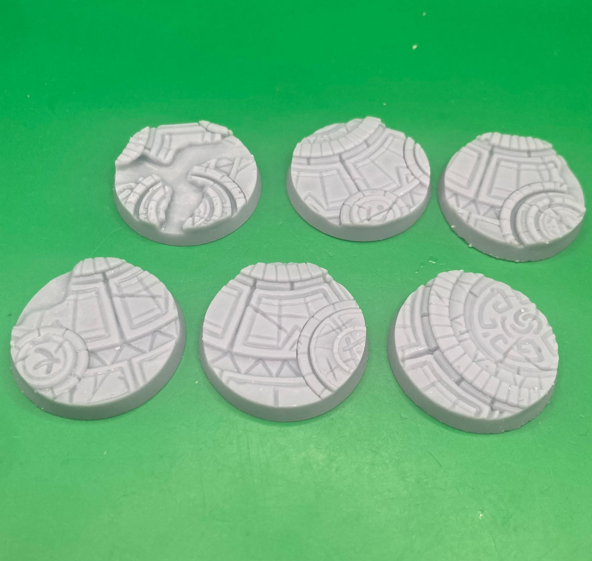 Cyclopean Remnants Bases - Ruined Tile Mosaic Terrain Base Set (31 Variants Available) - Battle Yak
