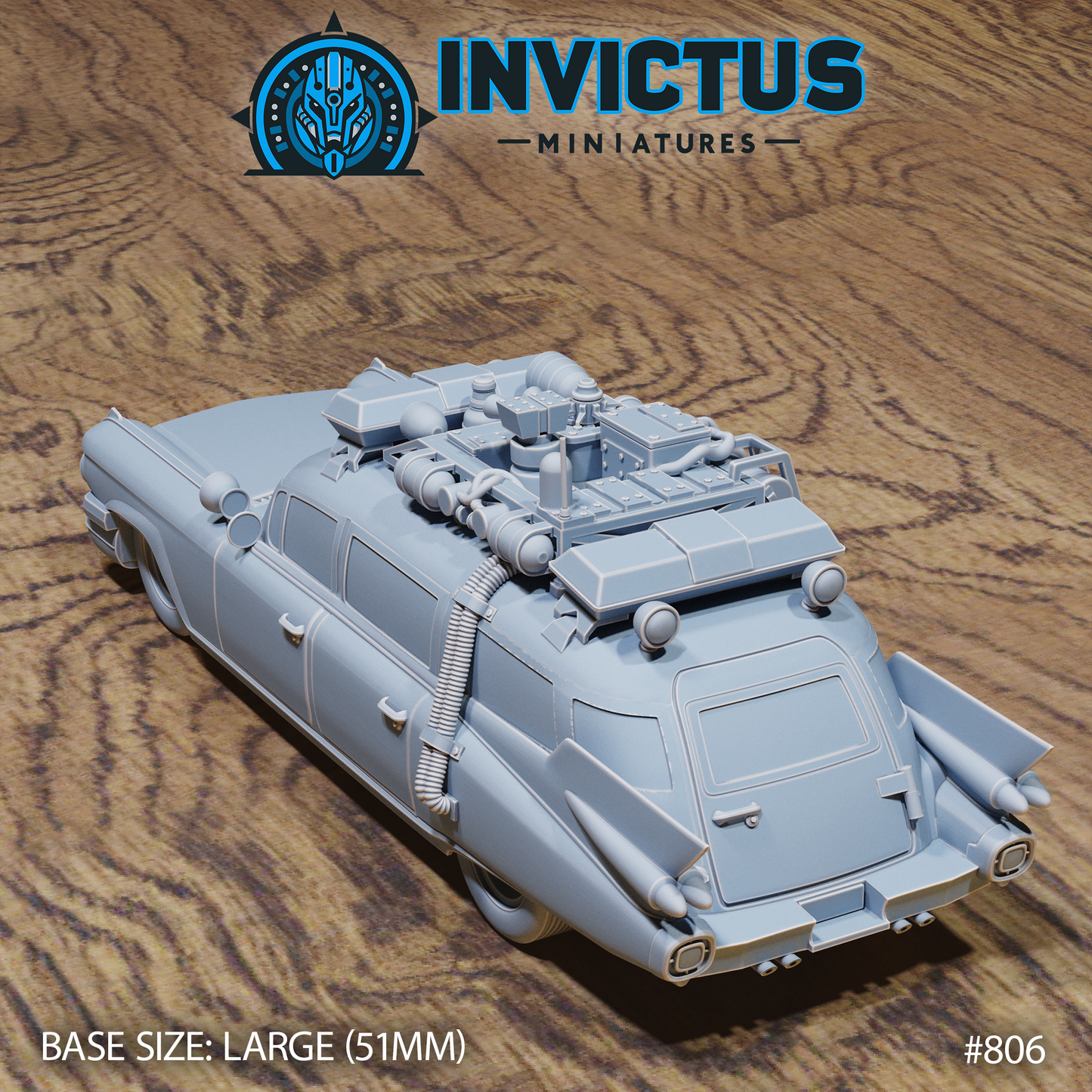 Wraith Hunter's Car - Invictus Miniatures