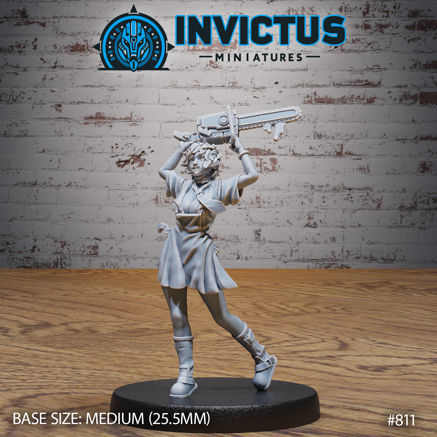 Chainsaw Girl (3 Variants Available) - Invictus Miniatures