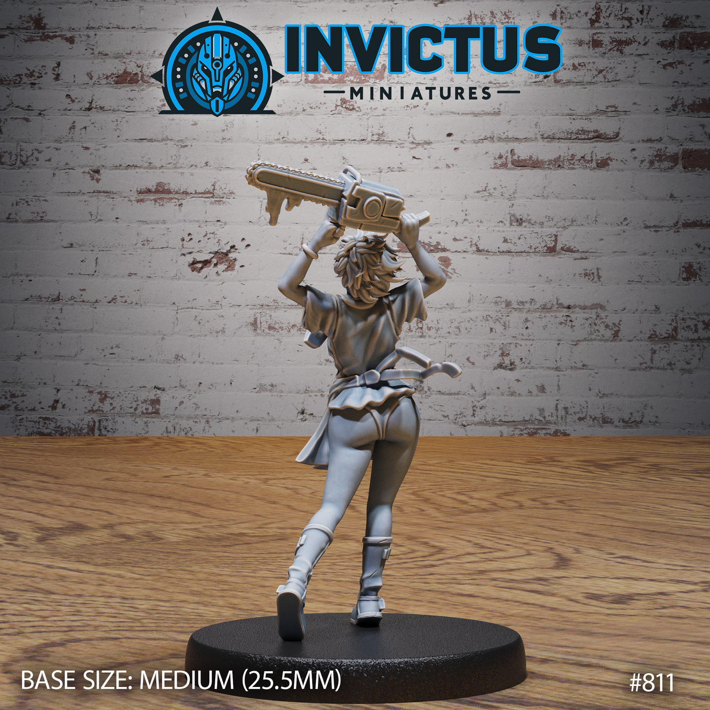 Chainsaw Girl (3 Variants Available) - Invictus Miniatures