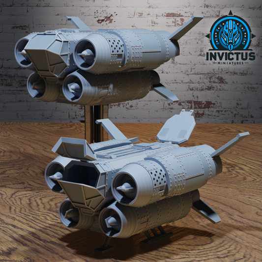 Tetra Tug (2 Variants Available) - Invictus Miniatures