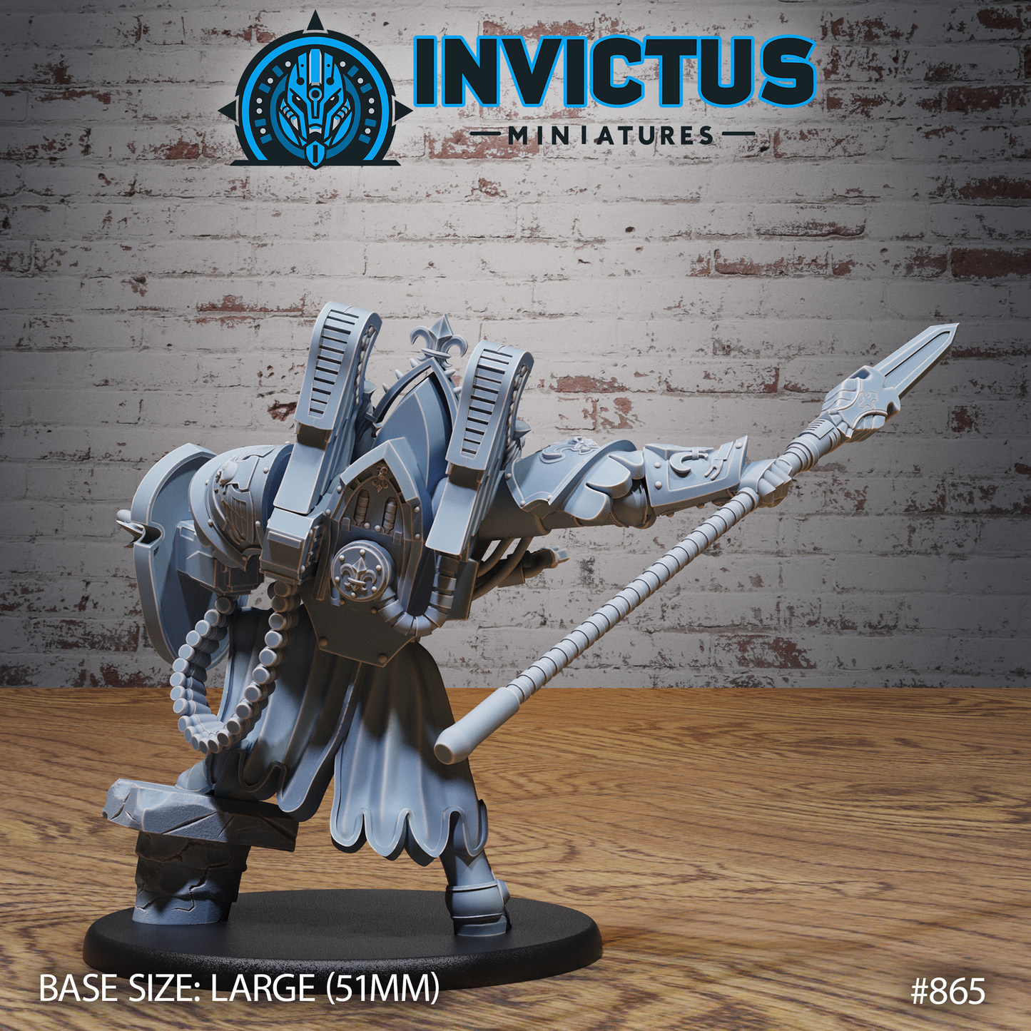 Lady Inquisitor, Spears (3 Variants Available) - Invictus Miniatures