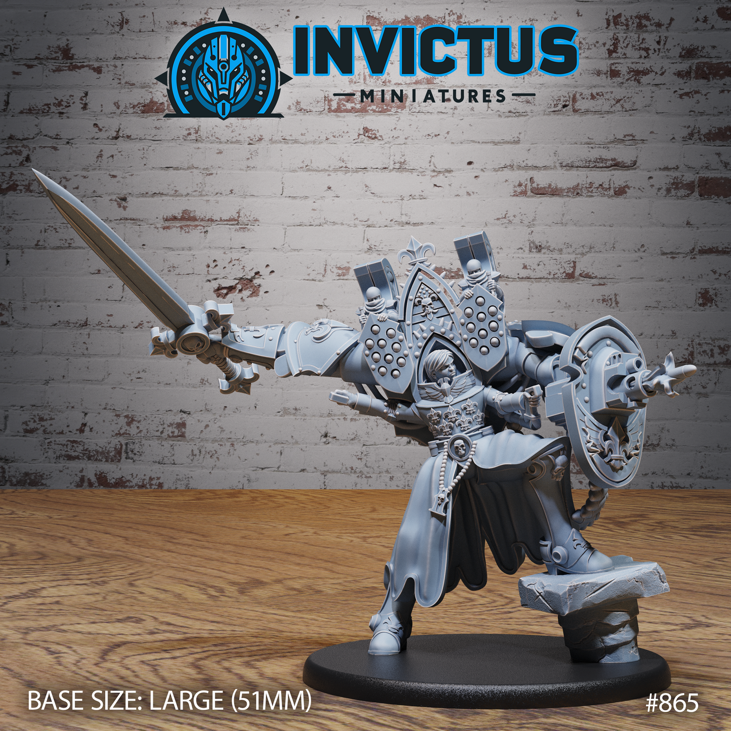 Lady Inquisitor, Swords (3 Variants Available) - Invictus Miniatures