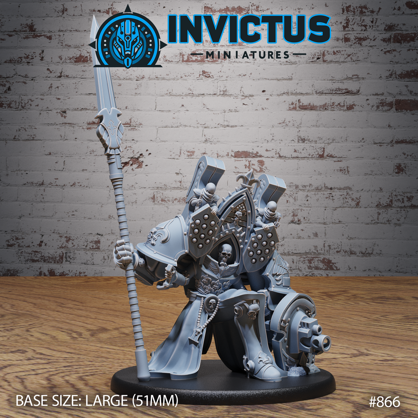 Lady Inquisitor, Spears (3 Variants Available) - Invictus Miniatures