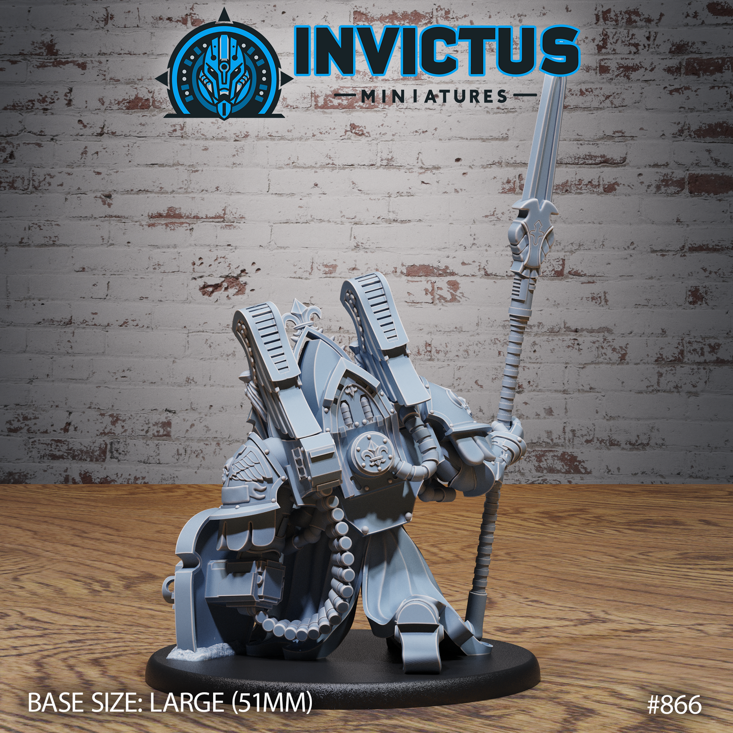 Lady Inquisitor, Spears (3 Variants Available) - Invictus Miniatures