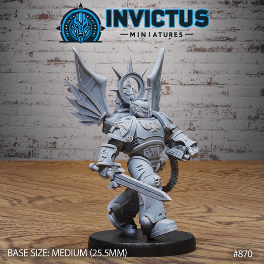 Veteran Inquisitor, Helmets (3 Variants Available) - Invictus Miniatures