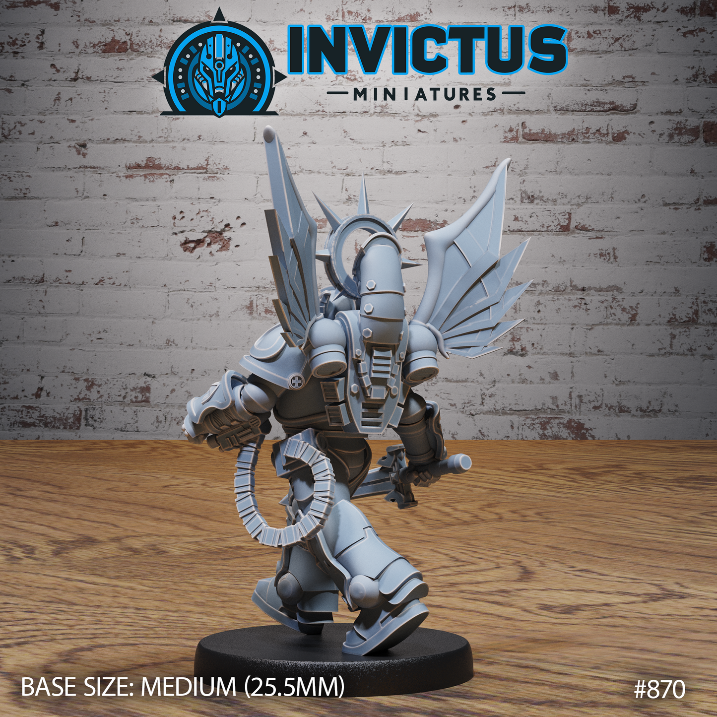 Veteran Inquisitor, Helmets (3 Variants Available) - Invictus Miniatures